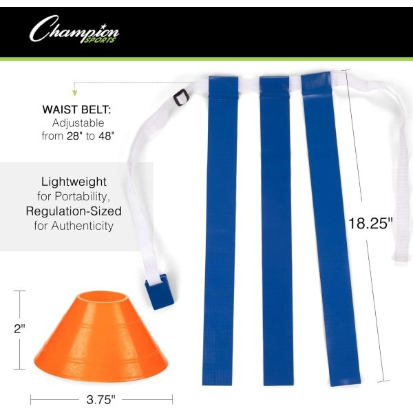 Champion Sports TFFSET Deluxe Flag Football Set - Image 4