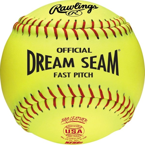 Rawlings | Official Dream Seam Fastpitch Softballs | 12" USA/ASA NFHS