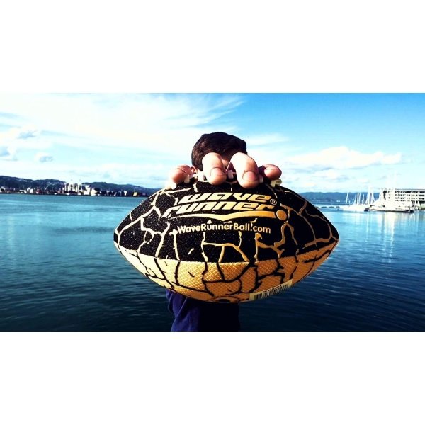 Wave Runner Grip It Waterproof Football, Size 9.25 - Water Football, Beach - Image 8