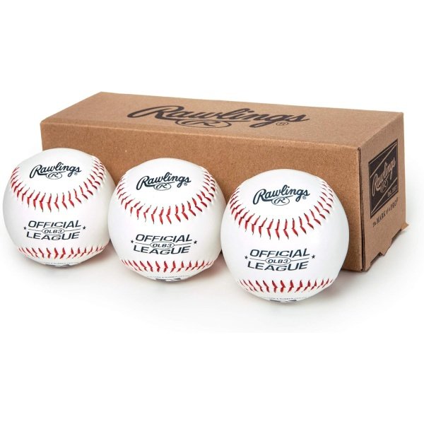 Rawlings | Official League Recreational Use Practice Baseballs | OLB3 | Youth/8U