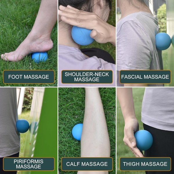 Massage Lacrosse Balls for Myofascial Release,Yoga Deep Tissue Massage,Trigger - Image 5