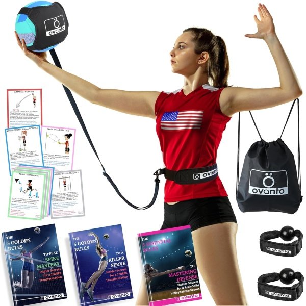 OVANTO Volleyball Training Equipment Aid – Solo Volleyball Equipment