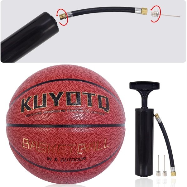 KUYOTQ Indoor Outdoor Basketball Official Size 5/6/7 Basketball 27.5/28.5/29.5" - Image 6