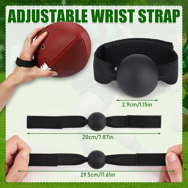 TOBWOLF 4PCS American Football Catching Trainer Band, Rugby Football Catching - Image 2