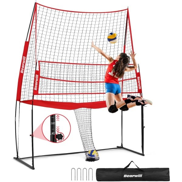 Volleyball Training Equipment, Volleyball Practice Net Station Update Freely