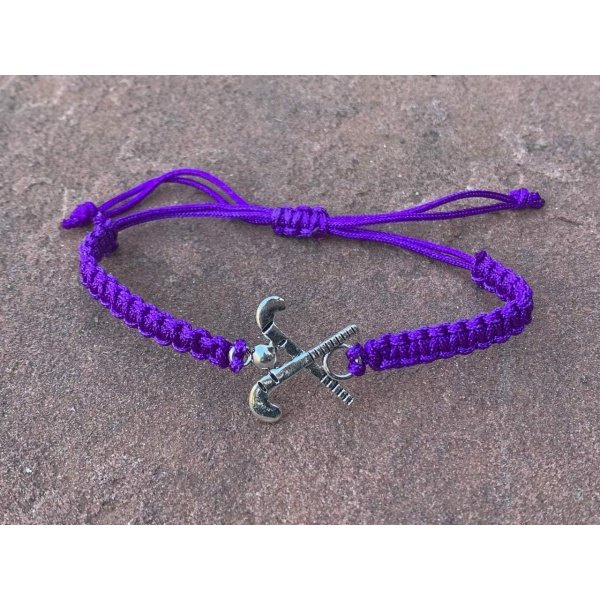 Sportybella Field Hockey Charm Bracelet- Adjustable Bracelets For Girls - Image 2