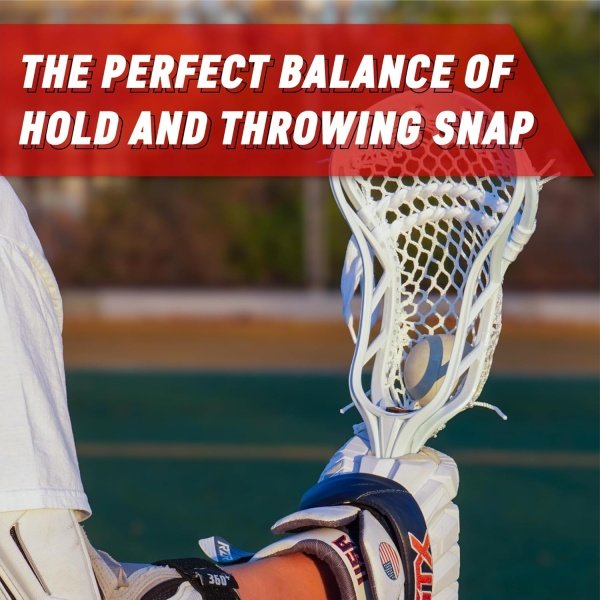 Silverfin Mens Complete Lacrosse Stick with Mesh Pocket | Youth Lacrosse Stick - Image 2