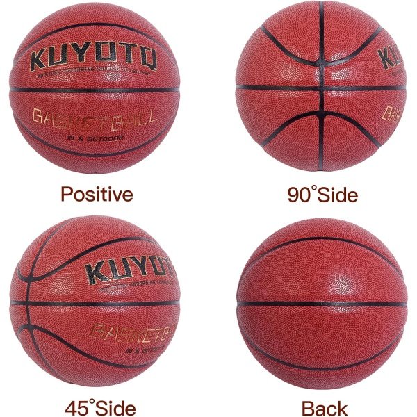 KUYOTQ Indoor Outdoor Basketball Official Size 5/6/7 Basketball 27.5/28.5/29.5" - Image 7