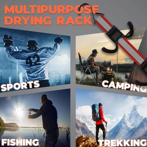 UTTY Hanging Multipurpose Portable Hockey Equipment Drying Rack - Image 4
