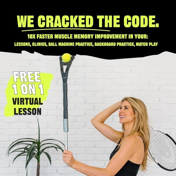 BILLIE JEAN KING'S Eye Coach Pro Tennis Simulator with Game-Changing Tennis - Image 4