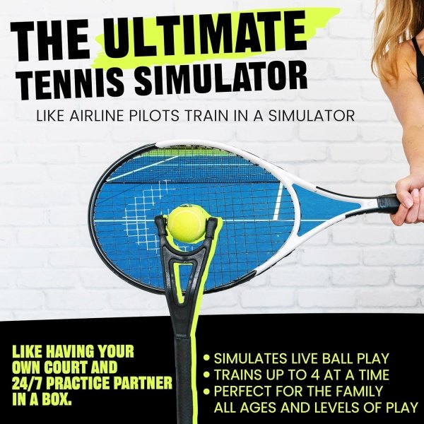BILLIE JEAN KING'S Eye Coach Pro Tennis Simulator with Game-Changing Tennis - Image 2