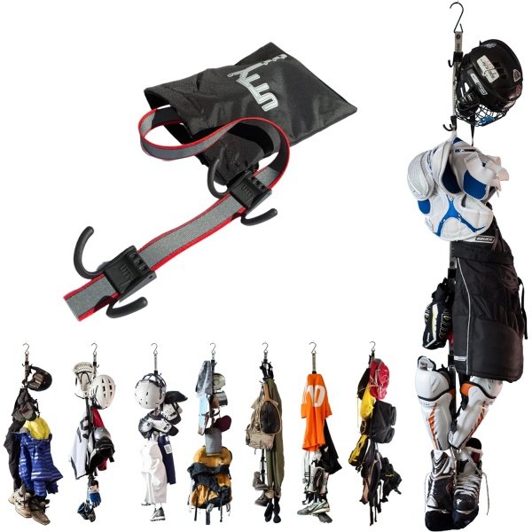UTTY Hanging Multipurpose Portable Hockey Equipment Drying Rack - Image 2