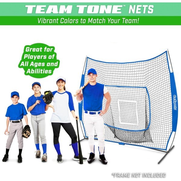 GoSports Team Tone Replacement 7 ft x 7 ft Baseball/Softball Net - Compatible - Image 6