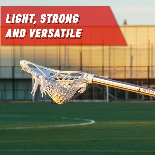 Silverfin Mens Complete Lacrosse Stick with Mesh Pocket | Youth Lacrosse Stick - Image 4