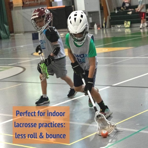 SWAX LAX Lacrosse Training Ball - Indoor Outdoor Practice Less Bounce & Rebounds - Image 4