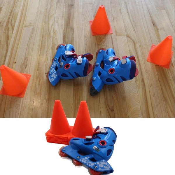Traffic Cones 24 Pack for Training and Play 7” Cone Flexible and Soft - Image 4