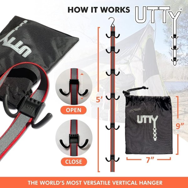 UTTY Hanging Multipurpose Portable Hockey Equipment Drying Rack - Image 6