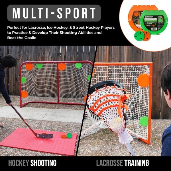 Combo Bundle with Durable Magnetic Hockey Targets/Lacrosse Goal Targets - Image 4