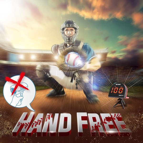 Baseball Gfits Training Equipment & Gear - Radar Guns Speed Sensors (Hands-Free) - Image 4