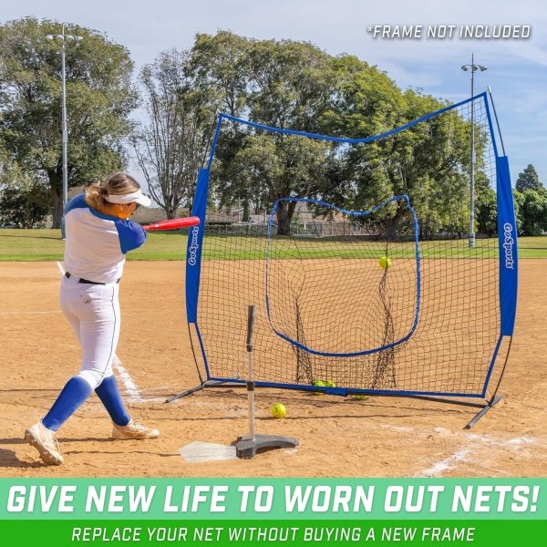 GoSports Team Tone Replacement 7 ft x 7 ft Baseball/Softball Net - Compatible - Image 5