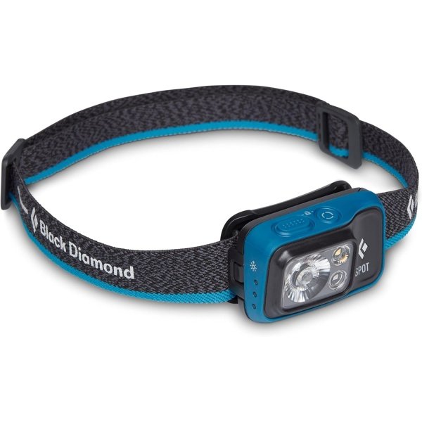 BLACK DIAMOND Spot 400 LED Headlamp, Waterproof and Dimmable Battery Powered