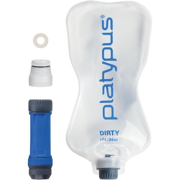 Platypus Quickdraw Ultralight 1 Liter Backpacking Water Filter System - Image 2