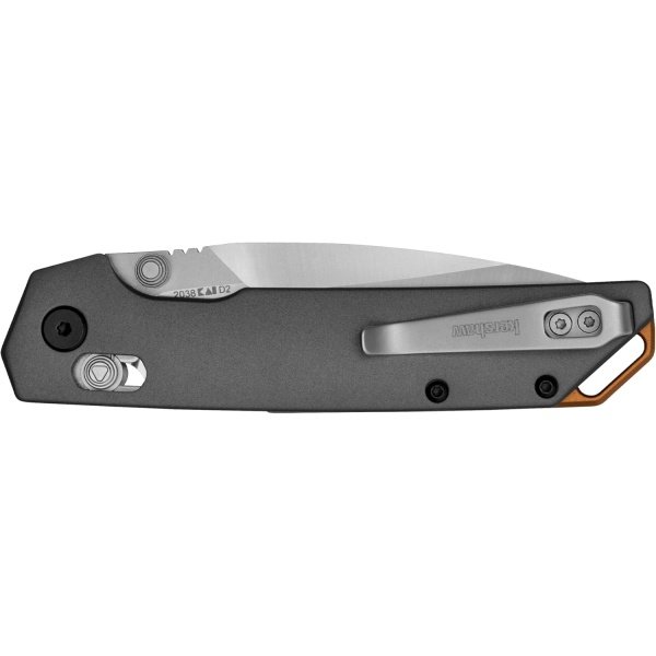 Kershaw Iridium Reverse Tanto Folding Pocket Knife, Sleek 3.4 inch D2 Steel - Image 5