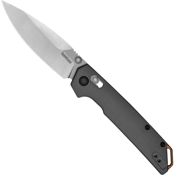 Kershaw Iridium Reverse Tanto Folding Pocket Knife, Sleek 3.4 inch D2 Steel - Image 2