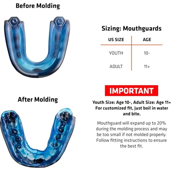 Shock Doctor Mouth Guard Sports, Hockey, Lacrosse, Baseball, Wrestling - Image 5