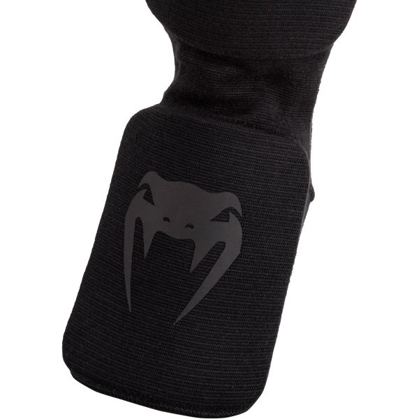 Venum Kontact Shinguards - Black/Black, One Size - Image 4