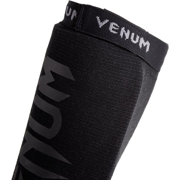 Venum Kontact Shinguards - Black/Black, One Size - Image 6