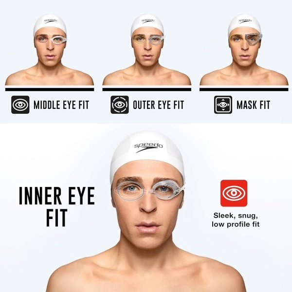 Speedo Unisex-Adult Swim Goggles Mirrored Vanquisher 2.0 - Image 2