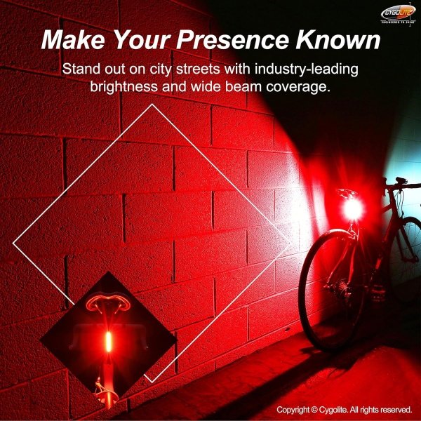 Cygolite Hotrod 120, 90, 50 Lumen Bicycle Tail Light Models- Night & Daytime - Image 3