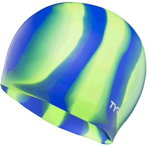 TYR Multi Color Silicone Adult Swim Cap