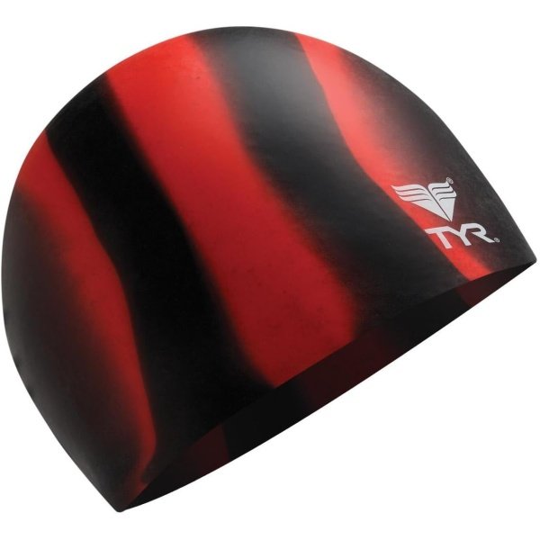 TYR Multi Color Silicone Adult Swim Cap