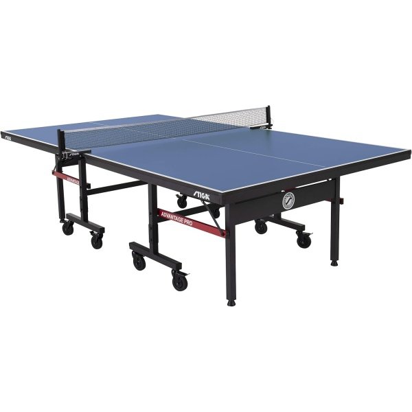 STIGA Advantage Series Ping Pong Tables - 13, 15, 19, and 25mm Tabletops - Quickplay 10 Minute Assembly - Playback Mode - Recreational to Tournament Level