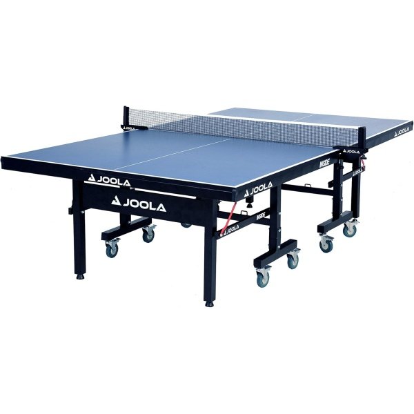 JOOLA Inside - Professional MDF Indoor Table Tennis Table with Quick Clamp Ping Pong Net and Post Set - 10 Minute Easy Assembly - Ping Pong Table with Single Player Playback Mode