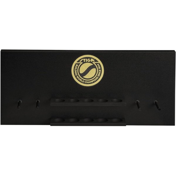 STIGA Ping Pong Storage Wall Rack | Holds Up to 10 Balls and 6 Paddles | Easy Mount for Any Flat Surface - Image 2