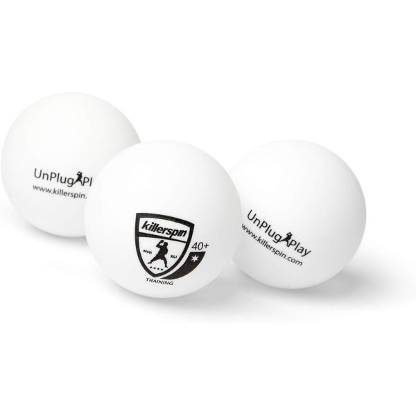 Killerspin 1-Star 40+ Table Tennis Balls, 25-Pack | Regulation Size 40mm | High-Performance ABS Training Balls for Enhanced Durability and Consistent Bounce - Image 2