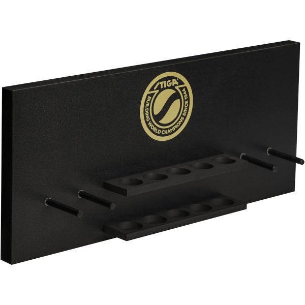 STIGA Ping Pong Storage Wall Rack | Holds Up to 10 Balls and 6 Paddles | Easy Mount for Any Flat Surface - Image 3