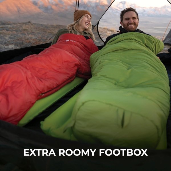 TETON Sports LEEF Ultralight Mummy Sleeping Bag Perfect for Backpacking, Hiking, and Camping - Image 3