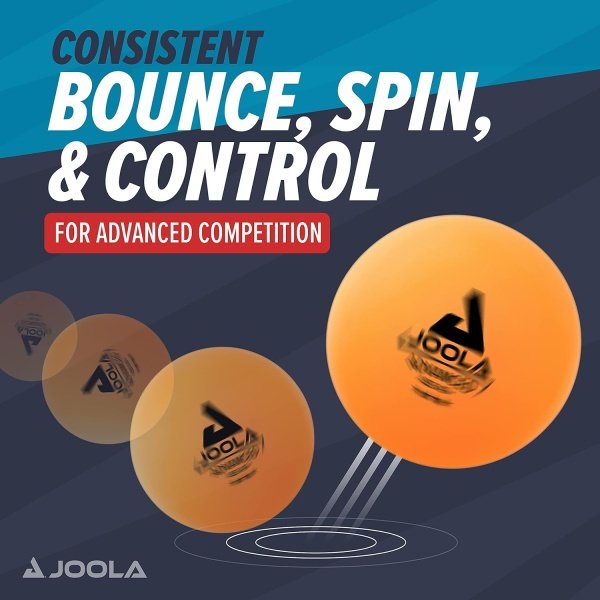 JOOLA Training 3 Star Table Tennis Balls  120 Pack - 40+mm Regulation Bulk Ping Pong Balls for Competition and Recreational Play - Fun as a Cat Toy - Indoor and Outdoor Compatible - Image 4